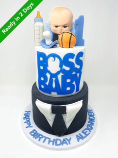 a baby's first birthday cake for a boss