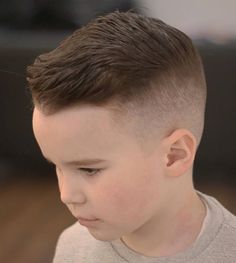 Frohawk Fade Boys, Boy Haircuts Short Straight Hair, Modern Boy Haircuts, Baby Boy First Haircut, Boys First Haircut, Crew Cut Haircut