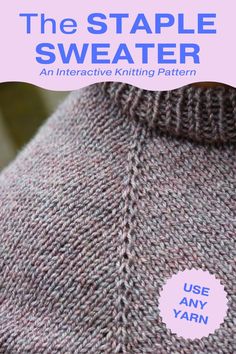 gray knitted sweater Knit Sweater Construction, Free Top Down Sweater Knitting Patterns, Raglan Knitting Pattern Free, Top Down Knit Sweater Pattern Free, Top Down Knitting Patterns, Top Down Sweater Patterns Free Knitting, Raglan Sweater Knitting Pattern, Sweater Knitting Tutorial, Tops Knitting