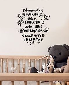 -Our wall decals are made of one of the best in industry vinyls - Oracal 651, which is perfect for INDOOR/OUTDOOR use and will last at least up to 5 years, this type of quality you won`t find in other shops.-Our handling time is only 24 hours or less, so you will get your decal in really short time.-We make our decals on demand, so your decal will be unique and special.-Wallstickers4you is our family business, we are proud to make great products and we care about our reputation-If you have any i Playroom Wall Decals, Bedroom Stickers, Hallway Walls, Wall Decal Nursery, Baby Boy Bedroom, Nursery Quotes, Hallway Wall Decor, Decor Stickers, Nursery Wall Stickers