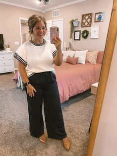 Friday Fashion Favs — Simply Small Town Middle Aged Teacher Outfits, Business Casual Plus Size Outfits Winter, Daycare Interview Outfit, September Teacher Outfits, School Picture Day Outfit Teacher, Warm Teacher Outfits, September Work Outfits, September Outfit Ideas, Teaching Interview Outfit