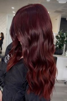 Red Hair Inspo, Hair Idea, Black Cherry, Beauty Room, Hair Colour