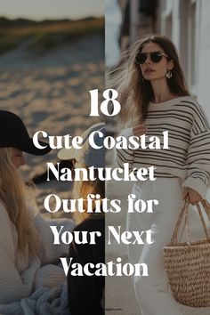 Growing up in Massachusetts, one of my favorite memories is how every summer my family would pack up the car and head to Nantucket for vacation. It was kind of a big deal—those classic beach days, riding our bikes around town, and soaking up the coastal charm. Maybe that’s where I got my love for […] Nantucket Mom Aesthetic, Coastal Outfit Aesthetic, Old Money Nantucket, Summer In Nantucket