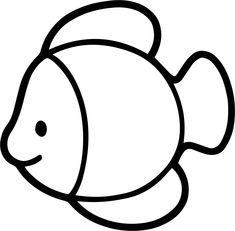 a black and white image of a fish with a smile on it's face