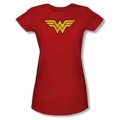 Wonder Woman Tshirt, Wonder Woman Shirt, Woman Tshirt, Woman Logo, Female Symbol, Wonder Woman Logo, Dc Comic, Fitted Tee, Iconic Women