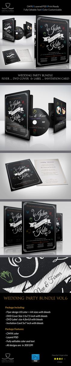 a black and white business card with the word love written on it, surrounded by various images