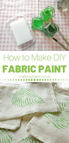 how to make diy fabric paint