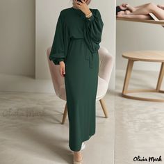 Olivia Mark - Elegant Maxi Dress - Traditional Malay-Indonesian Puan Long Gown Elegant Long Dress, Dress Traditional, Elegant Maxi Dress, Elegant Dresses Long, Kaftan Dress, Long Gown, Olivia Mark, Traditional Dresses, Long Skirt