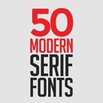 the 50 modern serif font styles are available in several different colors, sizes and shapes