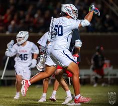 the women's lacrosse team is playing against each other