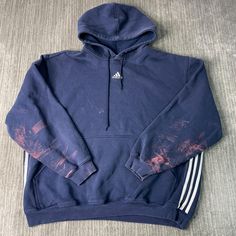 Vintage 2000s Adidas Center Logo Three Stripes Basic Essential Sportswear Athletic Navy Graphic Hoodie Double Extra Large Mens Condition: Heavily Used Condition = Has Bleach Stains Throughout The Sweatshirt Due To Age And Wear  Measurements: Please see photos above for all measurements IF YOU BUY TWO OR MORE ITEMS USE THE CODE BUNDLE @ CHECK TO SAVE 20% WE SHIP WITHIN 24 HOURS AFTER PURCHASE! Please be aware that we do not offer free returns!! The Buyer is responsible for the cost of the return Winter Cotton Activewear For Sports Events, Long Sleeve Sweatshirt For Winter Sports Season, Fleece Activewear For Winter Sports Events, Casual Hoodie For Winter Sports Season, Winter Activewear For Streetwear, Winter Sports Cotton Activewear, Hooded Hoodie For Winter Sports Season, Winter Fleece Activewear For Sports Events, Athleisure Long Sleeve Sweatshirt For Winter Sports