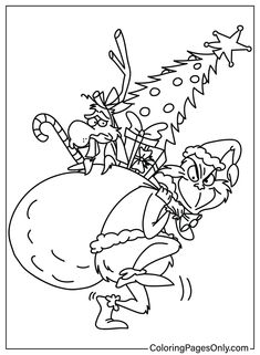 Xmas Colouring Pages, Christmas Grinch Coloring Pages, The Grinch Coloring Pages, Grinch Coloring Pages Free Printable, Grinch Drawing, Christmas Colouring Pages, Diy Christmas Ball, Xmas Drawing