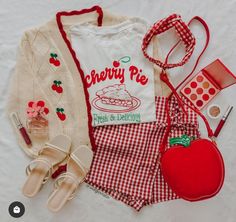 Fruit Outfits, Outfit Layout, Fashion Organization, Kawaii Fashion Outfits, So Fresh, Cherry Pie, Outfit Aesthetic, Really Cute Outfits, Character Outfits