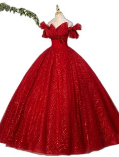 Red Tulle Long A-Line Ball Gown Red V-neck Gown For Banquet, Red Satin V-neck Gown, Red Ball Gown For Red Carpet, Red Satin Gown For Banquet, Red Satin Gown For Banquets, Red Satin Floor-length Dress, Red Ball Gown For Banquet, Red Ball Gown Dresses For Red Carpet, Red Floor-length Ball Gown For Evening