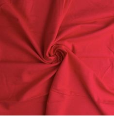 the red fabric is very soft