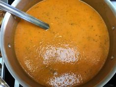 Creole Tomato Soup | BREADA Creole Soup, Tomatoe Soup, Cook For One, Cooking For One, Food Shows, Tomato Soup, Gumbo, Chicken Stock, Tomato Paste