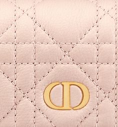 The Dior Caro Glycine wallet is distinguished by its compact and practical design. Crafted in powder pink supple calfskin with Cannage stitching, it is enhanced by the CD signature on the front. Accommodating all the essentials, the refined accessory will fit anywhere and can be paired with other Dior Caro creations.. Luxury Pink Leather Wallet, Classic Pink Leather Wallet, Pink Compact Leather Wallet, Pink Leather Compact Wallet, Compact Pink Leather Wallet, Classic Pink Compact Wallet, Classic Compact Pink Wallet, Cc Card, Dior Caro