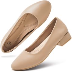 PRICES MAY VARY. Classic design with clean lines, these Women's Pumps from hash bubbie are great for office and dress occasions. The simple yet elegant style and low chunky heels make them versatile for any outfit, whether it's for work or a formal occasion. Crafted with soft leather and a comfortable PU insole, these flats shoes are stylish and offer all-day comfort. The breathable design and flattering fit will keep your feet feeling fresh and chic all day long. The 1.3in low chunky heels of t Corporate Office Shoes, Shoes For Office Women, Work Shoes Women The Office, Business Professional Shoes, Comfortable Heels For Work, Business Casual Shoes Women, Womens Work Shoes, Corporate Girlie, Heels Closed Toe