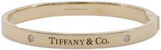 Tiffany And Co Diamond, Yellow Gold Bangle, Gold Bangle, Tiffany And Co, Hinged Bangle, Gold Bangles, Tiffany & Co., Bangles, Yellow Gold