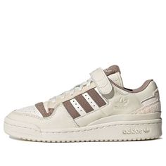 Shop (WMNS) adidas Forum 84 Low 'Halo Ivory Fleece' GY4126 at KICKS CREW — your go-to for authentic, stylish sneakers. Whether for fashion, performance, or collection, find your perfect pair with us. Adidas Forum Low Clear Brown, Adidas Cream Lace-up Sneakers, Adidas Cream Low-top Sneakers, Cream Athleisure Sneakers For Streetwear, Beige Sneakers For Streetwear In Athleisure Style, Beige Athleisure Sneakers For Streetwear, Adidas Beige Sneakers With Boost Midsole, Cream Adidas Lace-up Sneakers, Adidas Cream Sneakers For Streetwear