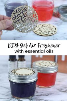 diy gel air freshener with essential oils