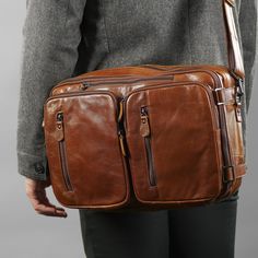 *  Multifunctional bag  
 *  Genuine leather Dark Brown Leather Bag, Multipurpose Bag, Brown Leather Bag, Leather Sleeve, Wall Pockets, Dark Brown Leather, High Quality Leather, Chocolate Brown, Leather Case