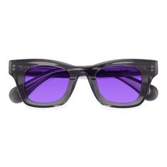 Meet elegant simplicity at its finest. These trapezoid glasses in shades of black, gray, clear, and green will transform your look and revamp your style. With flexible hinges and a keyhole bridge, these acetate glasses are bound to make heads turn. Comfortable to wear throughout the day, these trapezoid glasses are ideal for the modern trendsetter. Modern Purple Cat Eye Sunglasses With Gradient Lenses, Purple Square Frame Sunglasses With Gradient Lenses, Classic Purple Polarized Sunglasses, Modern Purple Sunglasses With Square Frame, Classic Purple Tinted Sunglasses, Modern Purple Square Frame Sunglasses, Purple Gradient Cat Eye Sunglasses, Purple Polarized Cat Eye Sunglasses, Purple Square Frame Sunglasses With Uv Protection