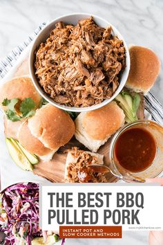 the best bbq pulled pork recipe with cole slaw