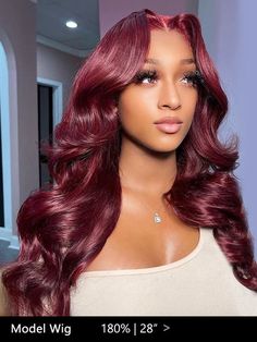 Product Details Type Wear Go Pre Cut Lace Wig Density 180% Hair Color Burgundy #99J Texture Straight/Body Wave/Water Wave/Kinky Curly/Deep Wave/Loose Deep... Hair Quality 100% Virgin Hair from One Donor, Can be dyed, bleached Lace Swiss HD Lace Hairline Pre-plucked Natural Hairline Wig Cap Dome cap with elastic band, No combs inside Cap Size Medium Size Cap (22.5-23inch) Last For One more year Processing 1-10 Working Days before shipment Delivery Fast Free Shipping, USA (2-4 Bdays), others (3-5 Hair Color Burgundy, Wine Red Color, Curly Hair Wig, Professional Stylist, Girls Braids, Hair Quality, Brazilian Human Hair