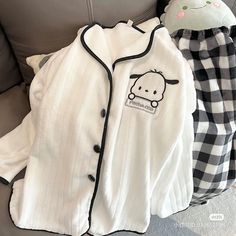 Fluffy Pajamas Aesthetic, Kawaii Home, Sanrio Clothes, Warm Pajamas, Cute Pjs, Pajama Fashion, Suit Coat