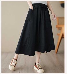 Sku CY-!121695 Material Cotton Style Irregular Feature Splicing Neckline / Occasion Going out , Casual , Vintage Seasons Spring, Summer, Autumn Type Skirt Color Green, Khaki, Black Size M, L, XL, 2XL Size Chart: Please consult the size chart we provide for this item's measurements to help you decide which size to buy. Please note: There may be 1-3cm differ due to manual measurement. CM Bust Shoulder Sleeve Waist Hip Thigh Length One size / / / / / / / S / / / / / / / M / / / 64-98 134 / 74 L / / / 68-102 138 / 75 XL / / / 72-106 142 / 76 2XL / / / 76-110 146 / 77 3XL / / / / / / / Casual Knee-length Patchwork Bottoms, Casual Patchwork Knee-length Bottoms, Casual Patchwork Flared Skirt, Casual Patchwork Flared Skirt Bottoms, Casual Long Patchwork Skirt, Skirt Collection, High Waist Skirt, Cotton Style, Shoulder Sleeve