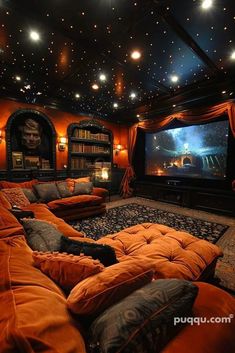 this is an image of a home theater