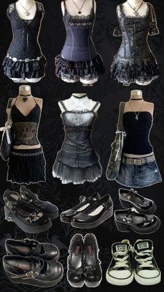 Lila Party, Types Of Clothes, Fashion Top Outfits, Clothes And Shoes, Goth Outfits