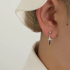 Cross Stud Earrings – ArtsKoreanMan Men Star Earrings, Men Earrings Aesthetic, Men’s Earrings, Male Earrings, Best Earrings For Men, Mens Earrings, Earrings Men, Cross Stud Earrings, Best Earrings