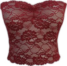 Elegant Lace Stretch Corset, Stretch Lace Tube Top With Lace Trim, Coquette Strapless Lace Corset, Strapless Lace Coquette Corset, Elegant Strapless Tube Top With Lace Trim, Party Lace Tube Top With Lace Trim, Stretch Lace Top With Built-in Bra, Stretch Lace Strapless Tube Top, Chic Lace Bandeau