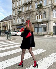 Red Tights, Chique Outfits, Elegante Casual, Style Inspiration Fall, Tights Outfit, Red Outfit, Autumn Outfit, Outfit Inspo Fall, Mode Vintage