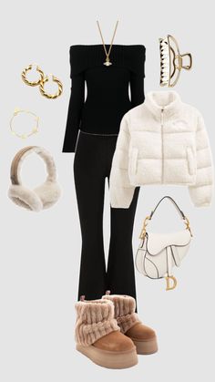 New Years Party Outfit Casual, Autumn And Winter Outfits 2024, Soft Luxury Outfits, Pretty Comfy Outfits, Cold Weather Outfits Nyc, Christmas Gift Ideas Clothes, Outfits For Winter Birthday, Chicago Outfit Ideas Winter, Girly Outfits Ideas