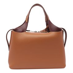 100% Calf | Tod's Women's Leather Boston Bag in Saddle Brown | FW23/24 Browning Logo, Timeless Wardrobe Staples, Saddle Brown, Boston Bag, Italian Luxury, Shop Logo, Luxury Retail, Luxury Shoes, Luxury Boutique