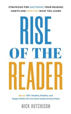 the book cover for rise of the reader