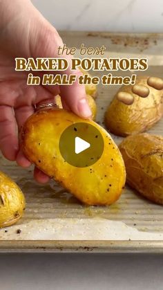 baked potatoes in half the time