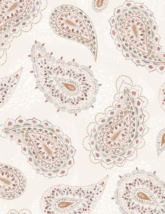 an image of a paisley print wallpaper