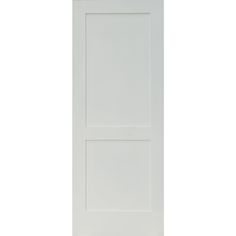 Krosswood Primed MDF 2 Panel Shaker Door | UberDoors 2 Panel Shaker Door, 2 Panel Shaker Interior Door, Knotty Alder Interior Doors, Shaker Style Interior Doors, Shaker Interior, Prehung Interior Doors, Prehung Doors, Mdf Doors, Shaker Doors