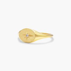 14K Yellow Gold Diamond Starburst Signet Ring Jewelry Diamonds, Signet Ring, Shine Bright, Diamond Rings, Fashion Rings, Diamond Jewelry, Gold Diamond, Fine Jewelry, Yellow Gold