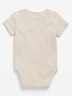 Exclusively online and at Old Navy Outlet stores.  Rib-knit envelope neckline.  Short sleeves.  Old Navy logo-graphic at front.  Snaps at inseam for easy dressing and diaper changing.  Soft-washed 100% cotton.  coton 100% Navy Logo, Hush Puppies, Baby Size, Unisex Shorts, Logo Graphic, Snug Fit, Baby Bodysuit, Simple Dresses, Baby Girl Clothes