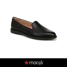 in stock Classic Black Slip-ons For Fall, Classic Faux Leather Flats For Office, Black Slip-ons With Leather Footbed For Fall, Black Leather Footbed Slip-ons For Fall, Classic Synthetic Slip-ons For Fall, Fall Synthetic Slip-ons For Office, Fall Office Slip-ons In Synthetic Material, Classic Black Synthetic Flats, Classic Black Faux Leather Loafers