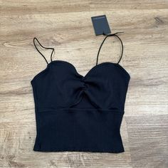 Brand New With Tags Revolve X Michael Costello Tank Tank Size Small Black Ribbed Fabric Ruched Top With Cutout Perfect Little Tank Top Black Ribbed Tops For Party, Michael Costello, Ruched Top, Black Rib, Ribbed Fabric, Crop Tank, Cut Out, Tank Top, Womens Tops