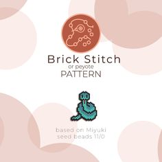 the brick stitch pattern has been designed by myyiki seed beads for this project