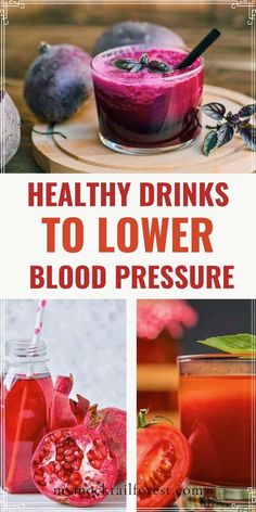 healthy drinks to lower blood pressure