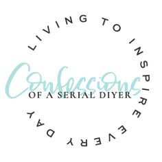 the logo for living to inspire, one of a serial dyer's favorite things