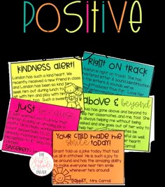 positive communication notes are great for students to use in the classroom or on their own walls